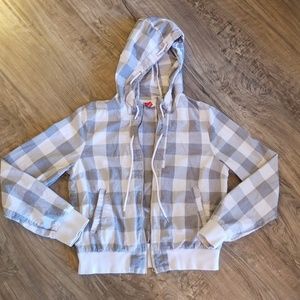 H&M Divided Zip Up Gray Hoodie